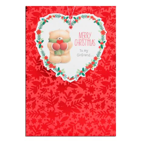 To My Girlfriend Forever Friends Christmas Card